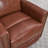 30.5 "W Manual Genuine Leather Swivel Rocker Recliner Vintage Recliner With Heated Massage-714923862