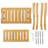 19" W Bamboo Shower Bench with Shelf