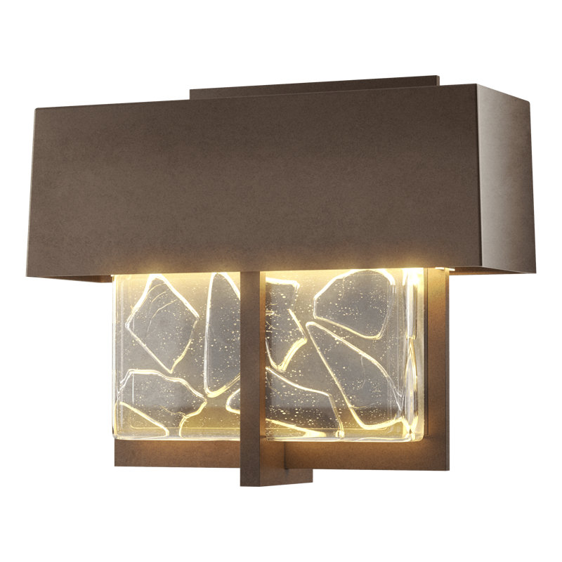 Shard Outdoor Flush Mount, 20.9" H x 8.6" W x 3.5" D, Coastal Bronze