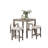 Dereham 4 - Person Counter Height Set-617341005