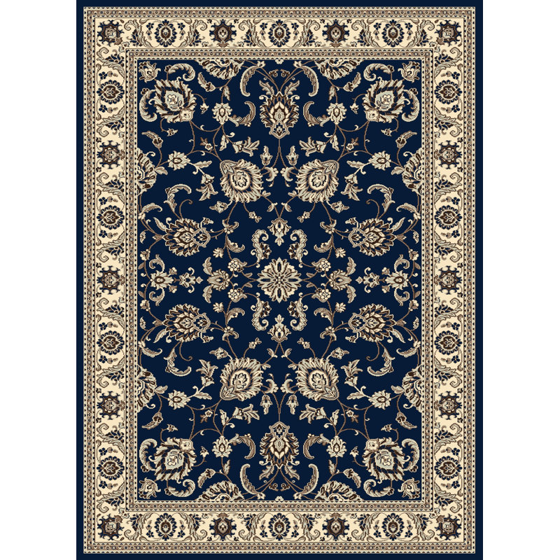 Tapis oriental traditionnel Weiser Denim, Rectangle 7 pi 9 po x 11 pi