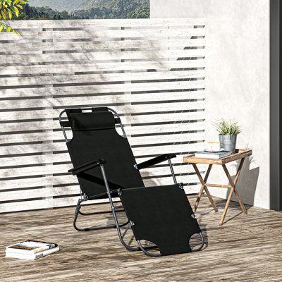 135cm Long Reclining Single Chaise with Cushions
