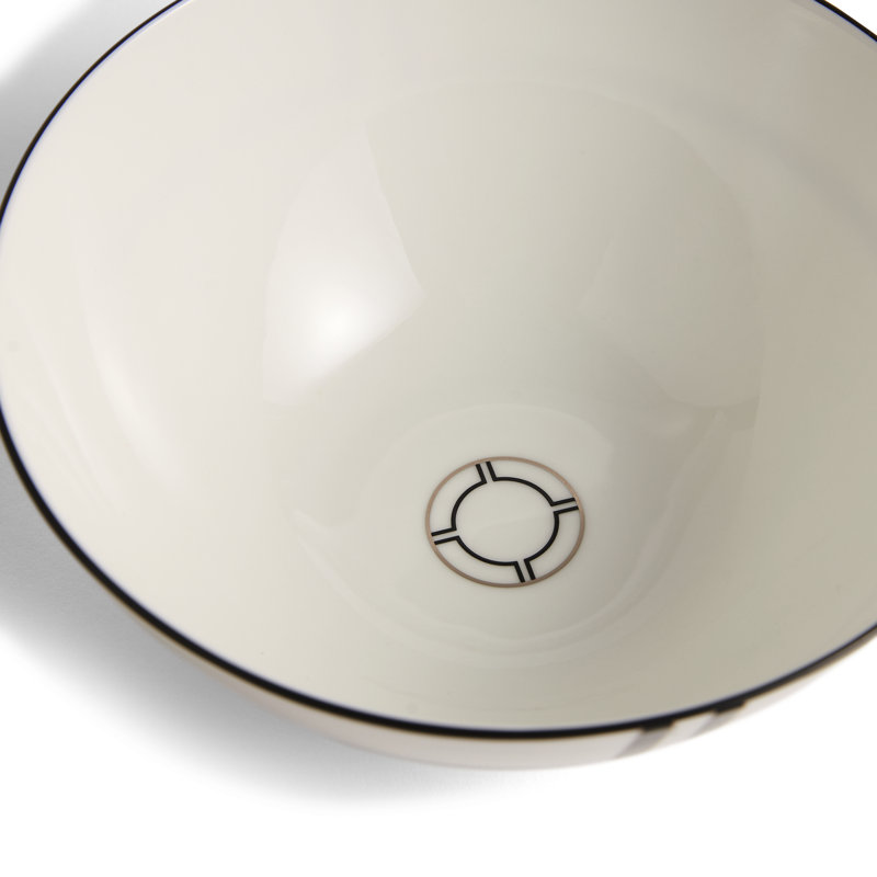Vera Wang Luxe Graphite 6.2in Cereal Bowl