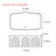 Armoire de salle de bain simple de style français-110949842