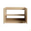 Meuble-lavabo autoportant de 42 po et 2 portes d'armoire à fermeture en douceur, contreplaqué (KD-PACKING) - Sans le lavabo
