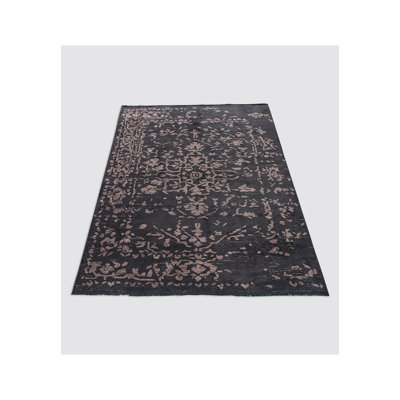 Southborough Rectangle Vintage Look Cotton and Viscose Indoor / Outdoor Area Rug