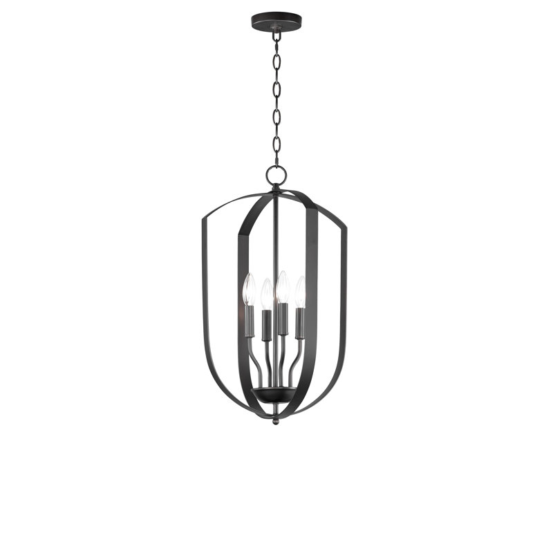 Albano 4 - Light Dimmable Lantern Geometric Chandelier