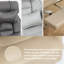 Fauteuil de bureau pivotant ergonomique avec support lombaire et dossier haut, technologie inclinable en cuir