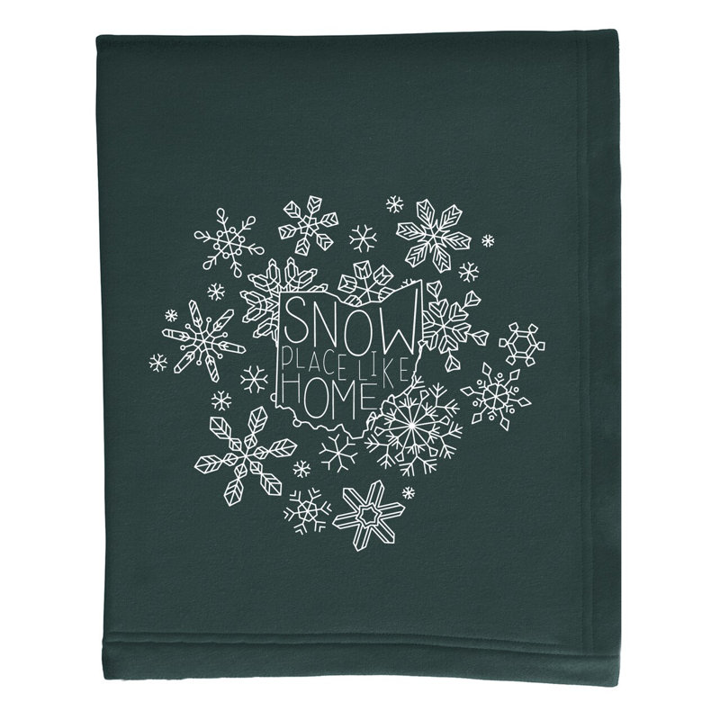 Hand Woven Throw Blanket, Green