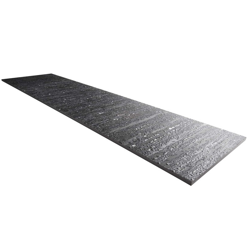Twilight 12X48 Metal Look Porcelain Tile, Deco Dark