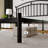  Queen Size Metal Platform Bed With Victorian Style Headboard, Heavy Duty Steel Slat Support, 12"under Bed Storage,easy Assembly, Black-1217625968-1217625970