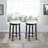 26" Counter Height 360° Swivel Wooden Upholstered Bar Stools For Kitchen, Dining, And Living Room(Set Of 2)-1285679692-1285679695