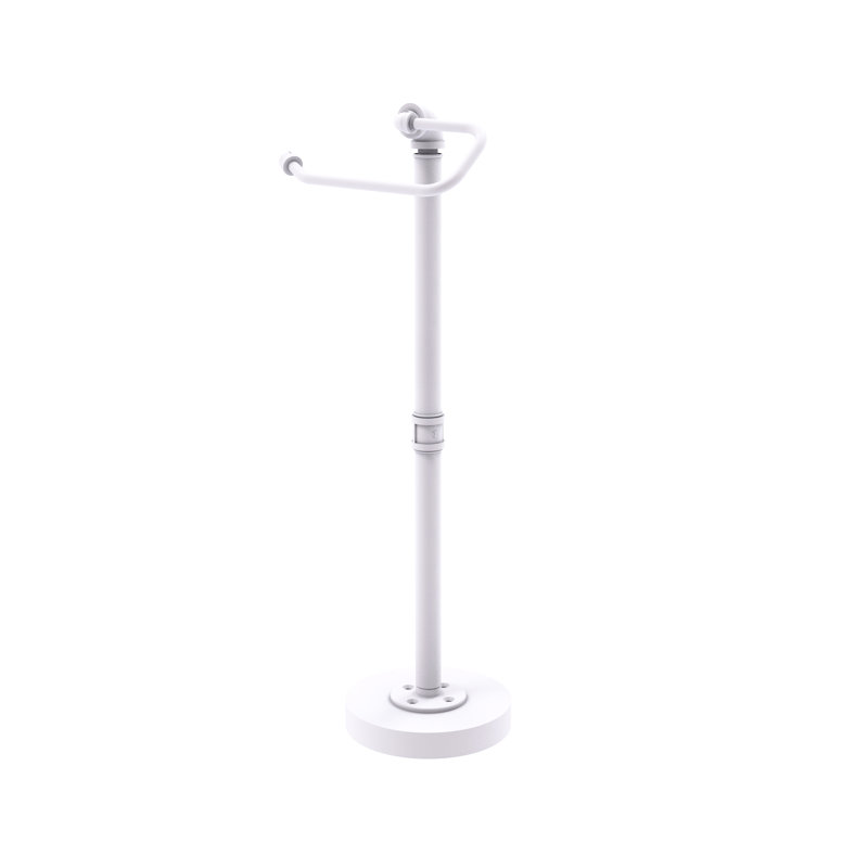 Porte-papier hygiénique sur pied Bayer, Blanc mat