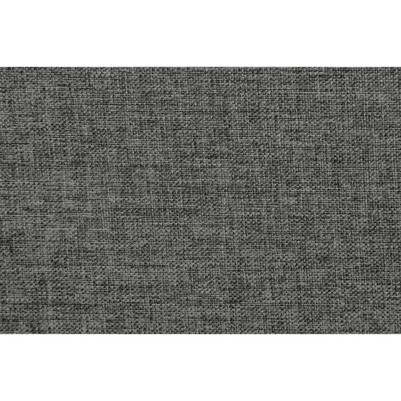 Fauteuil en polyfibre bleu gris avec support en bois massif et pieds de siège confortables pour l'espace de vie principal