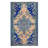 Vintage One-of-a-Kind 3'5" X 5'6" 1970s Wool Area Rug Blue