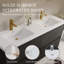 Meuble-lavabo de rangement spacieux en bois durable et essentiel pour salle de bain