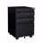 3-Drawer Mobile Filing Cabinet With Lock, Office Storage Filing Cabinet Of Legal/Letter Size