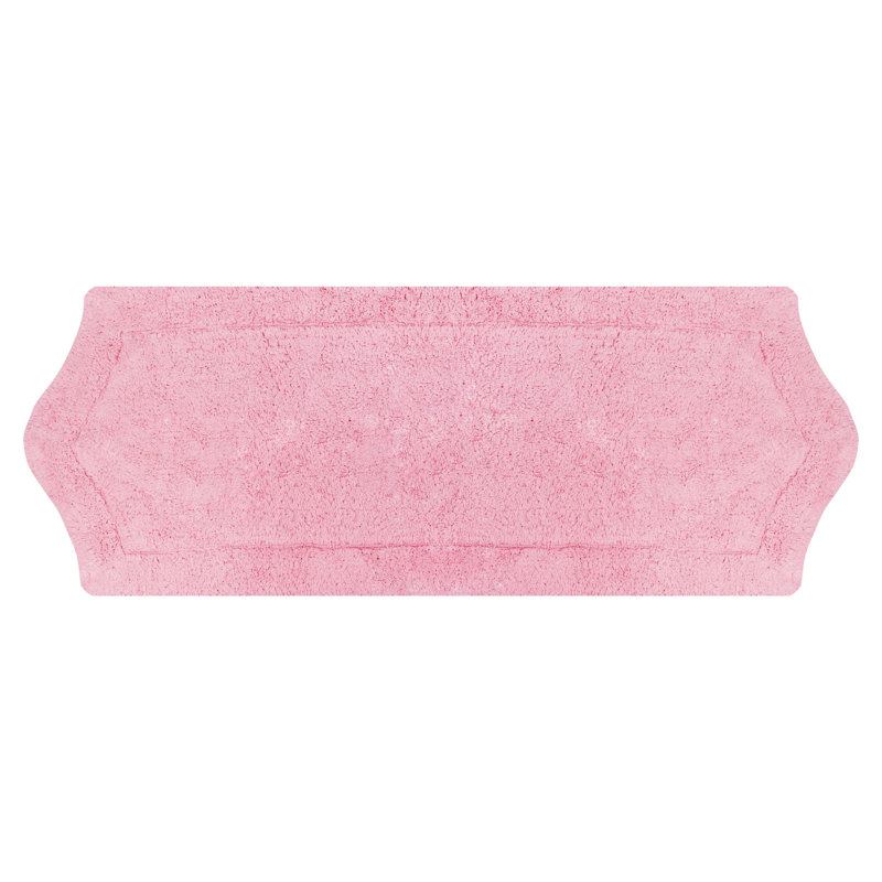 Morissette Bath Rug, 22" W x 60" L, Pink