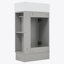 Meuble-lavabo de salle de bain avec lavabo, meuble-lavabo de salle de bain avec tablette, orienté vers la gauche ou vers la droite-1240924797
