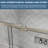 44-48" Wide X 71" High Pivot Semi-Frameless Shower Door With Clear Glass-106959306