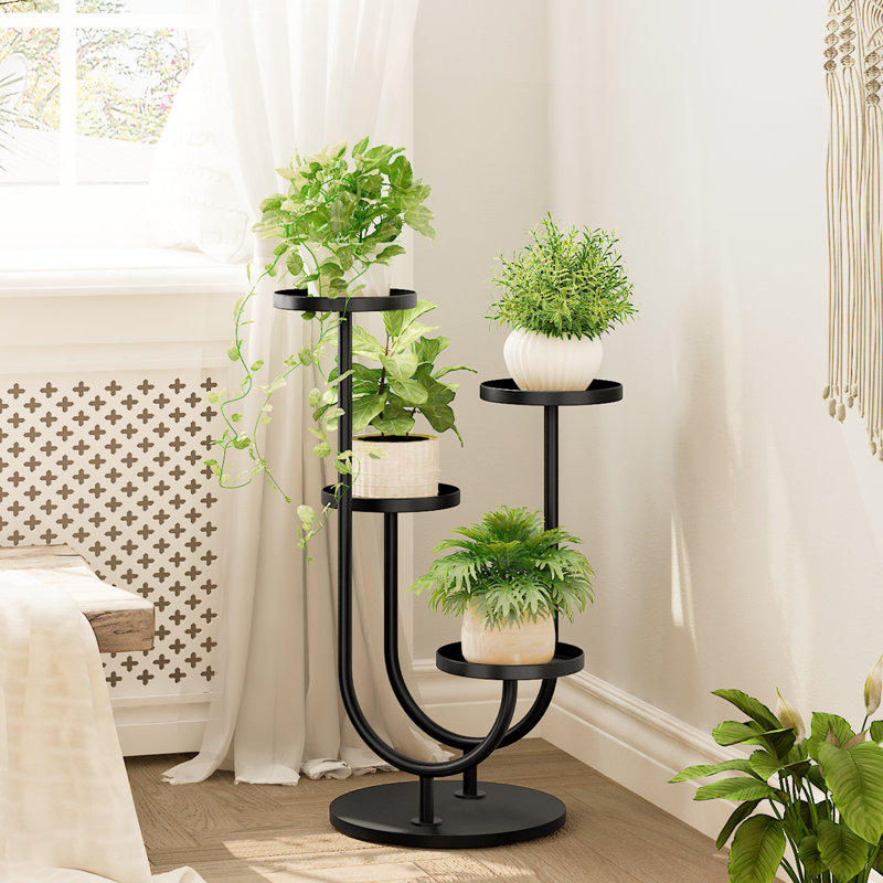 Support pour plante 4 pièces à 4 niveaux