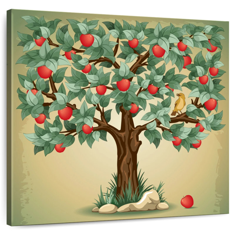 Proverbial Apple Tree, 16" H x 16" W