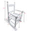 Chaise berçante pour enfants Napa, chaise berçante extérieure pour enfants, chaise berçante en bois toutes saisons avec dossier haut, idéale pour le jardin, la cour et le balcon, chaise berçante de patio adaptée aux enfants -608838389