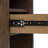 Leeds Oak Nightstand With Ribbed Design Drawer-116380676