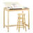 Adjustable Solid Wood Base Drafting Table
