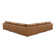 Brighton modulaire - Wedge, cuir fleur brun