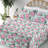 Ambesonne Watercolor Botany Sheet Set 4 Pcs Retro Boho Bloom-109495329-109495397