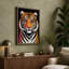 Tiger's Intense Gaze Modern - Wrapped Canvas-1227830114-1227830122