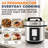 6Qt Silver Electric Pressure Cooker, 24 Cooking Programs, Touch & Dial Control, Multi-Function Smart Cooker