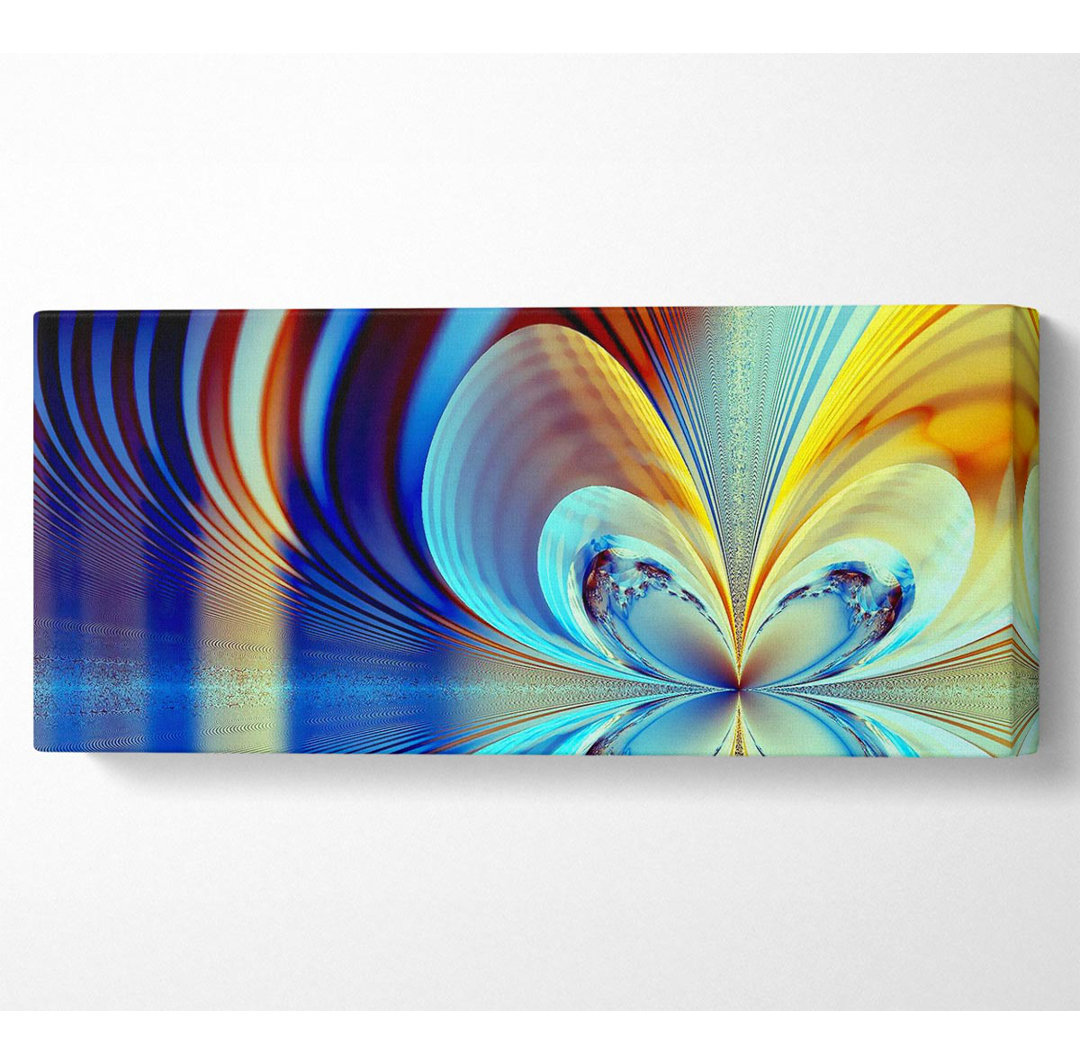 Psychedelische Farben - Kunstdrucke auf Leinwand - Wrapped Canvas