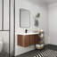 Meuble-lavabo à fixation flottante 36 po avec porte à fermeture en douceur et 2 portes Modern Design-106459392