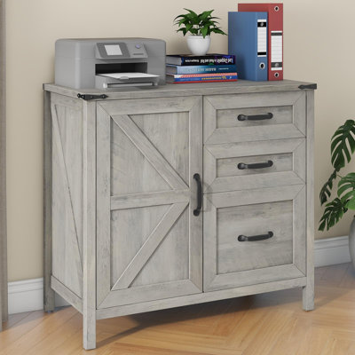 Lateral File Cabinet With 3 Drawers by Lark Manor