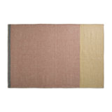 Bousta Wool Striped Area Rug in Orange/Yellow/Gray