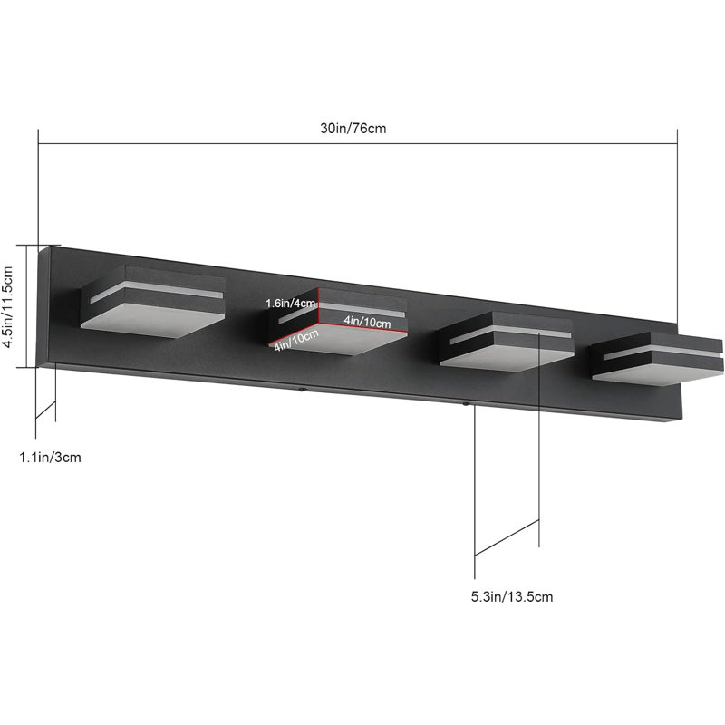 Huberte 4 - Light Vanity Light