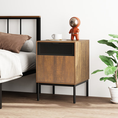 Najaya 37cm W Manufactured Wood Bedside Table