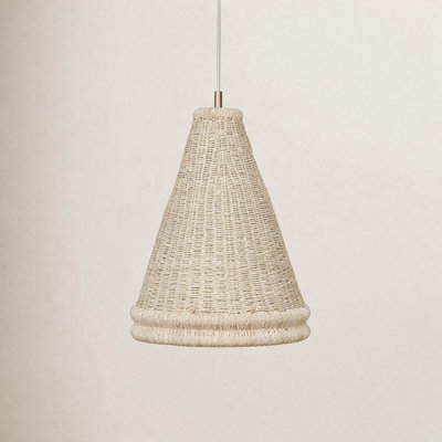 Riata Pendant-Light Raffia