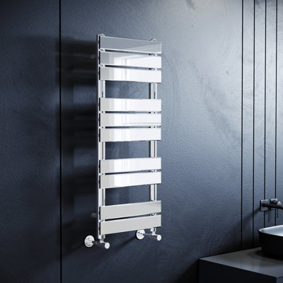 Penstemon Flat Panel Towel Rail Towel Warmer