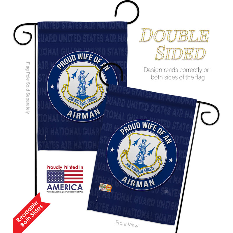 Double Sided 18.5'' H x 13'' W Polyester Garden Flag