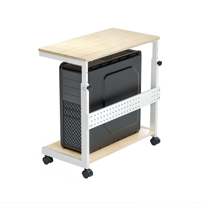 84.5cm H x 64cm W CPU Holder, White/Yellow