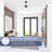 Stoll 3-Light Semi-Flush with Opal Glass
