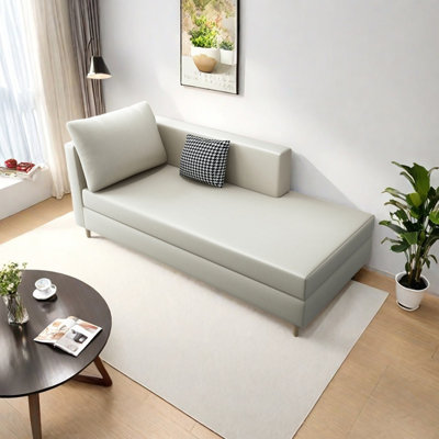 Fauteuil inclinable moderne en similicuir minimaliste