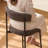 Grey Modern Bar Stools Set of 2, 24 Inch Counter Stools with Curved Backrest, Counter Height Bar Stools for Kitchen Island-1366434810-1366434815