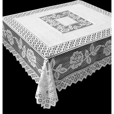 Crver Floral Square Tablecloth