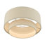 Plafonnier semi-encastré 1 lumière Charleeann 13 cm