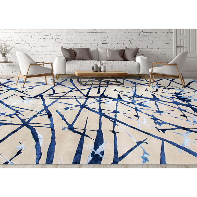 Abstract Area Rug, Rectangle 8' x 10'
