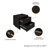 Granville 18" Nightstand In Black (2-Drawer)-882049342
